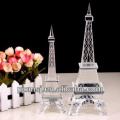 Modelo cristalino del edificio de la torre Eiffel 3d para los regalos o la decoración promocionales